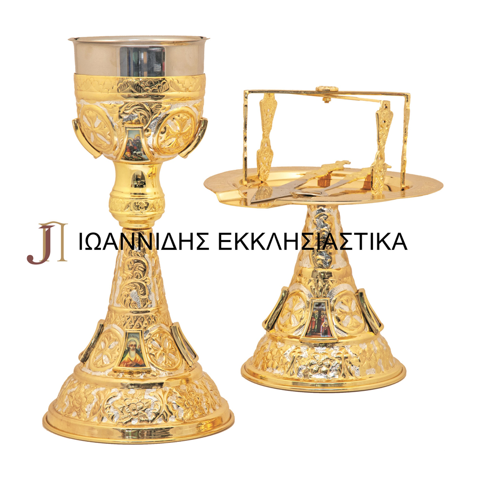Δισκοπότηρο Σετ Δίχρωμο 12 Εικόνες 640ml