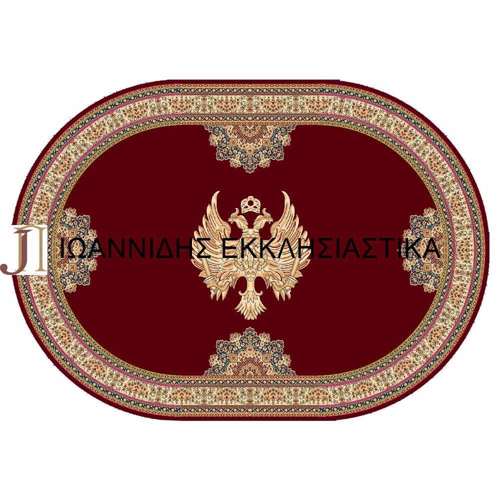 Χαλί Οβάλ Αετός